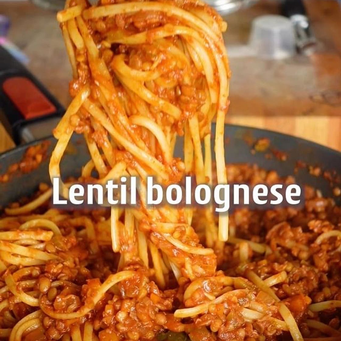 LENTIL BOLOGNESE 🍝