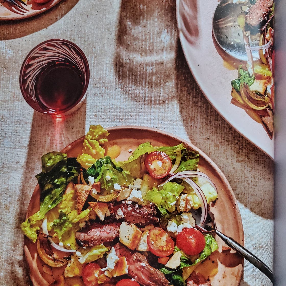 Shawarma Spiced Steak Salad