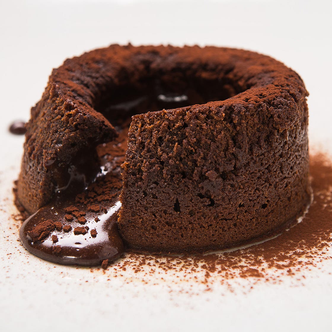 Le moelleux au chocolat et sa crème anglaise à la fleur d'oranger de Fanny Rey