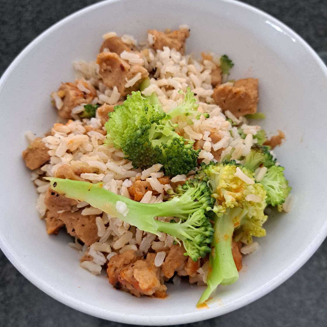 Chickn't & Broccoli with Rice