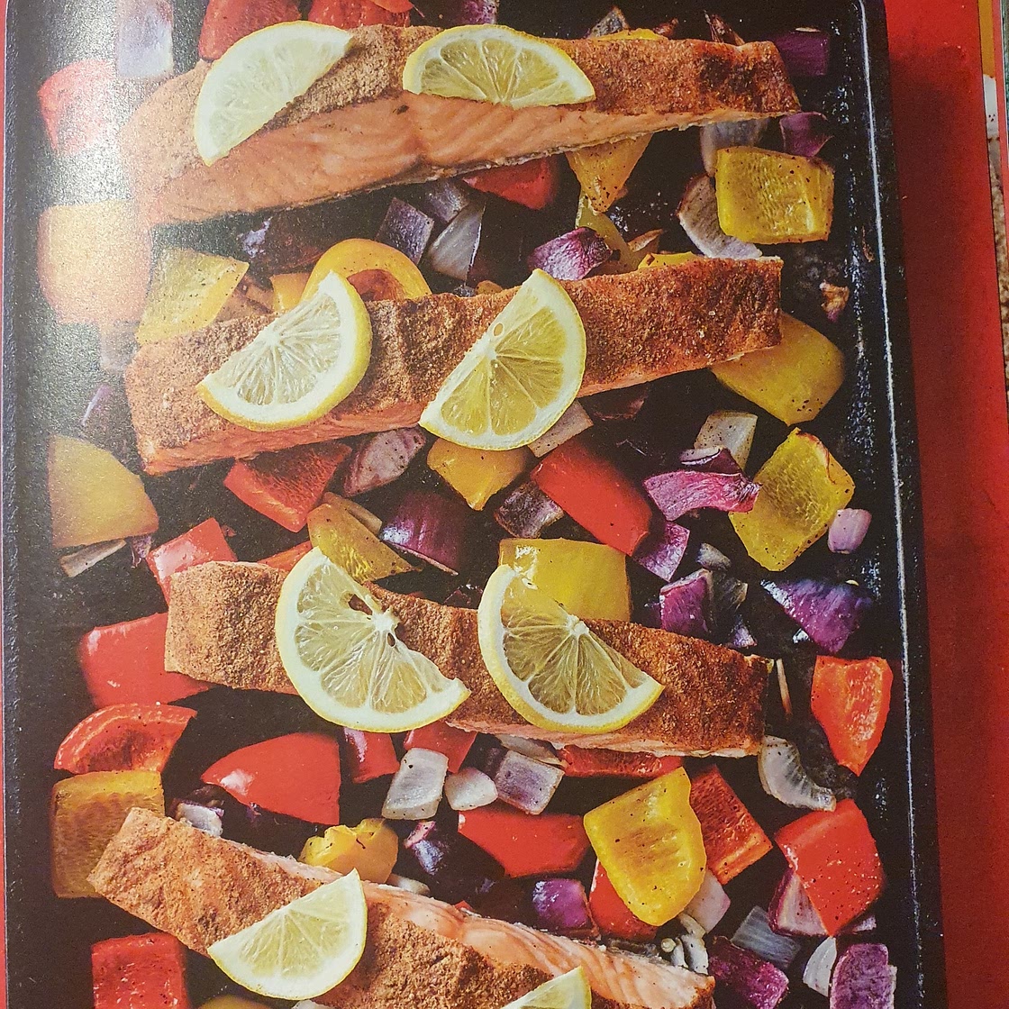Moroccan spiced salmon