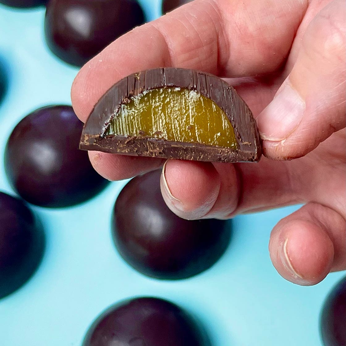 Chocolate Covered Orange Jellies 