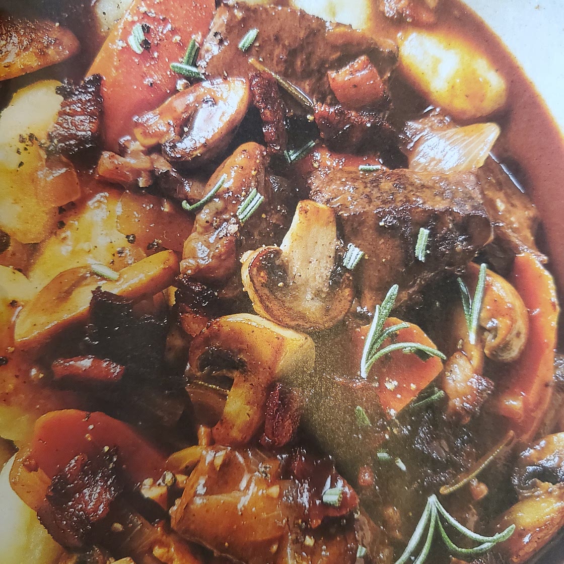 Rosemary-beef Burgundy Stew with Gnocchi