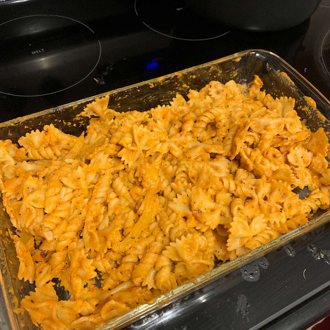 Baked Hummus Pasta