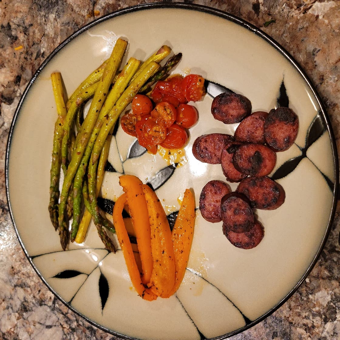 Kielbasa Veggie Sheet Pan Dinner