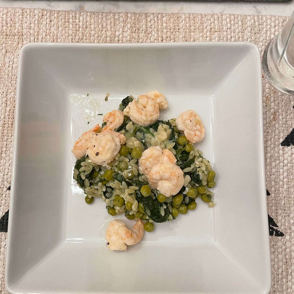 One-Pan Orzo With Spinach and Feta