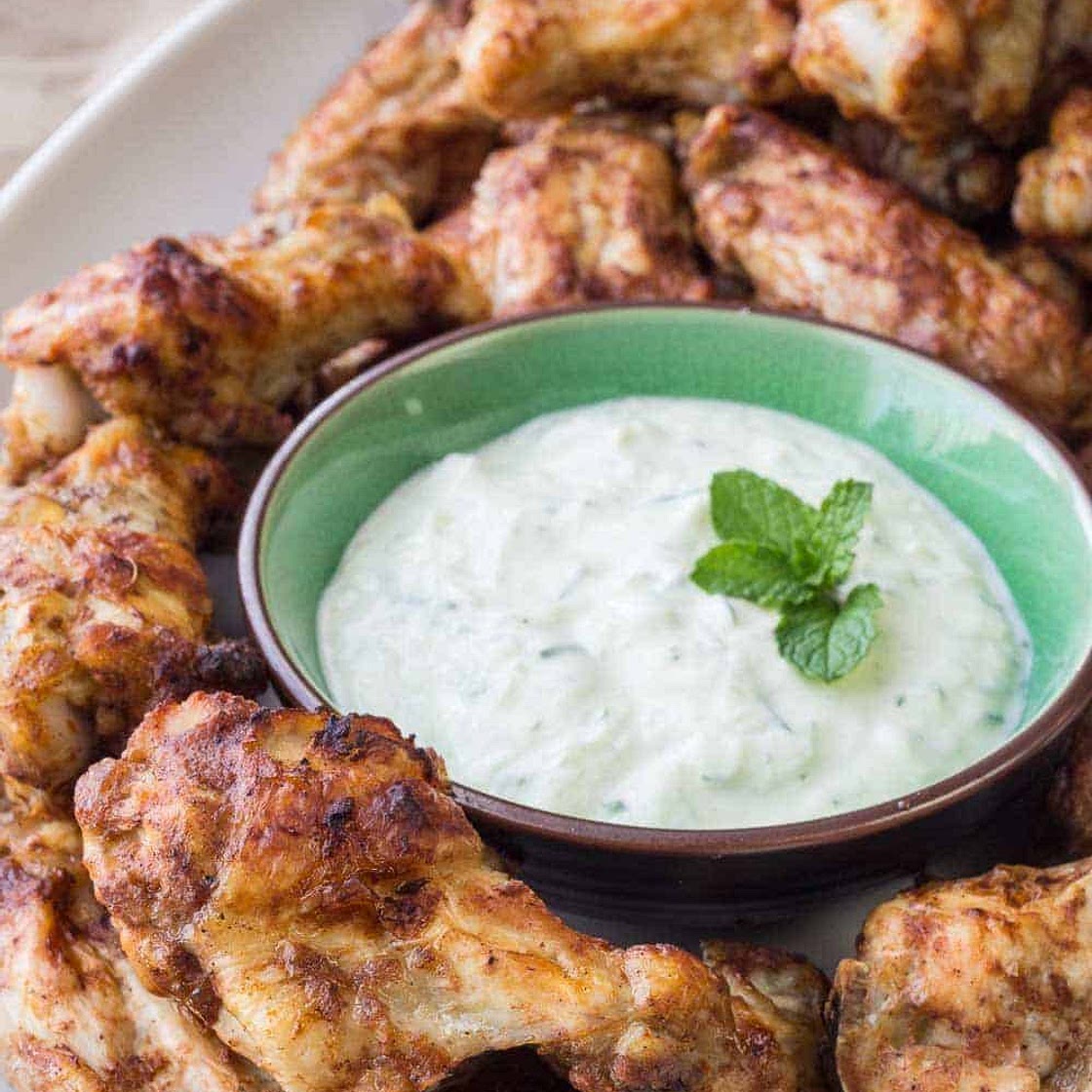 Baked Tandoori Chicken Wings