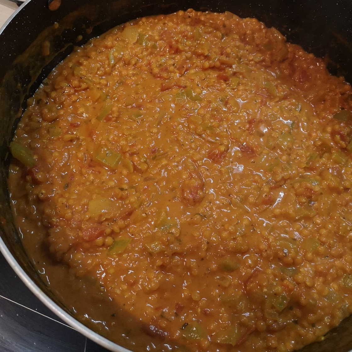 Vegan Coconut Tomato Lentil Soup