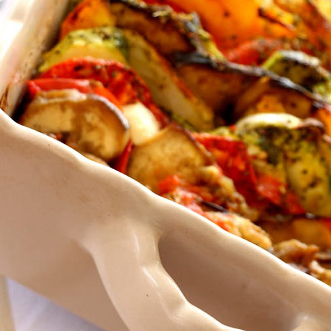Tian de légumes (courgettes, aubergine, tomates, poivrons)