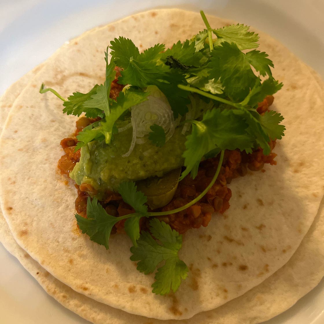 Vegan Chipotle Lentil Tacos