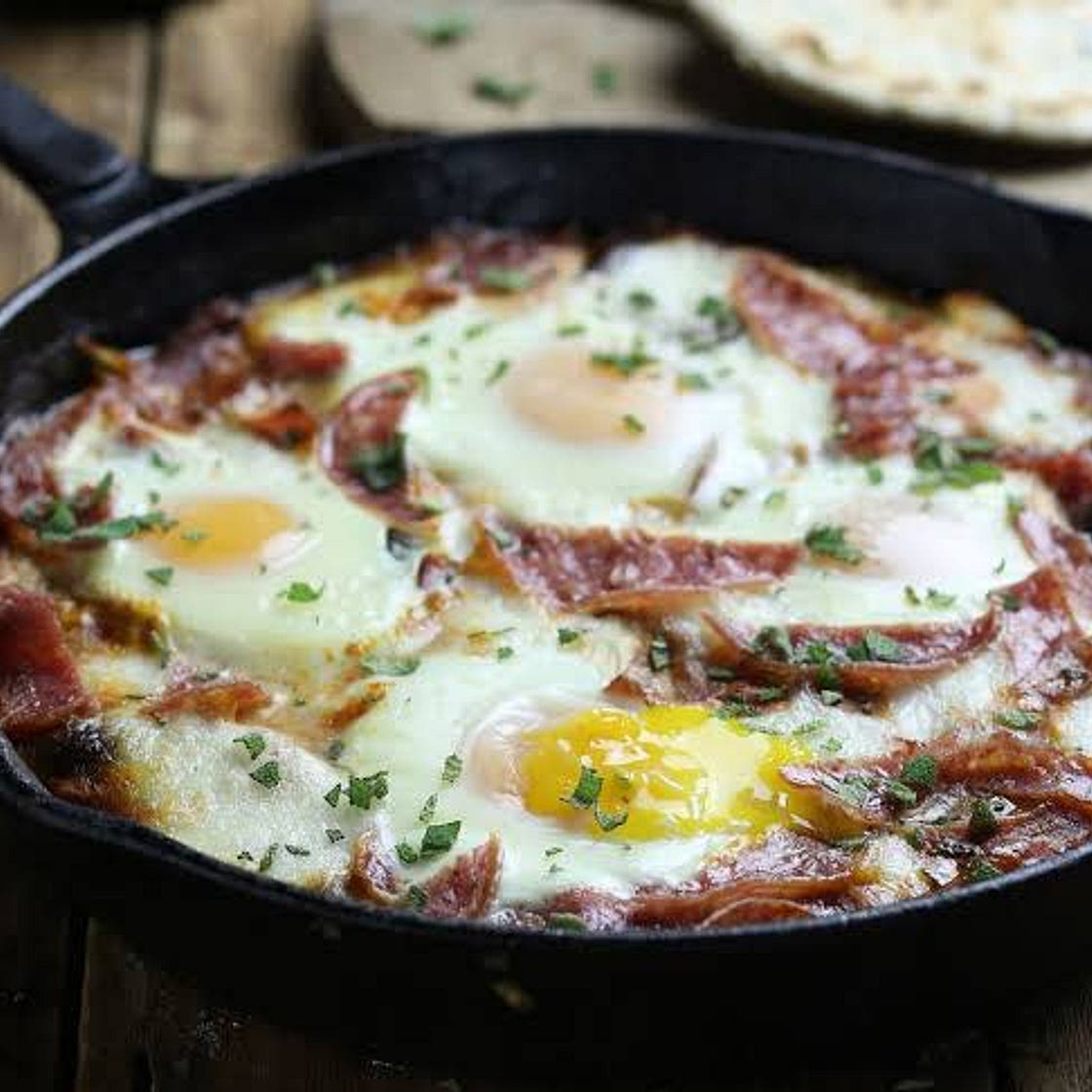 Eggs and bread