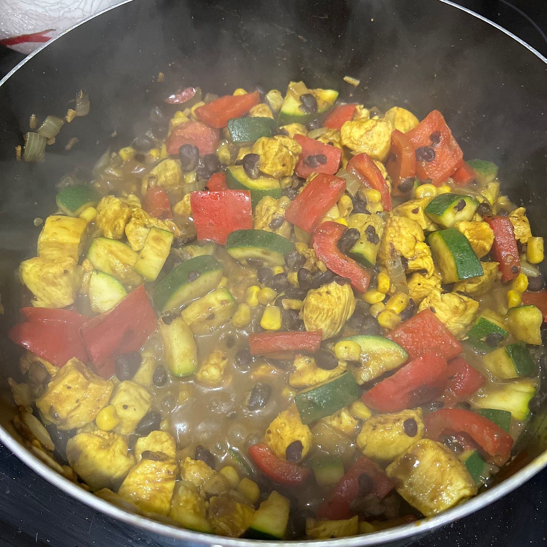 One Pan Sazon Skillet Chicken