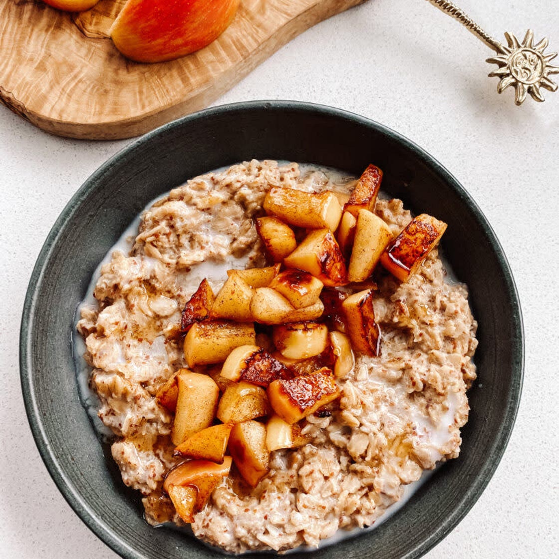 Apple oats pie