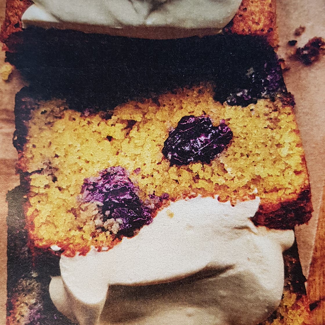 Earl Grey, Lemon and Blueberry cake