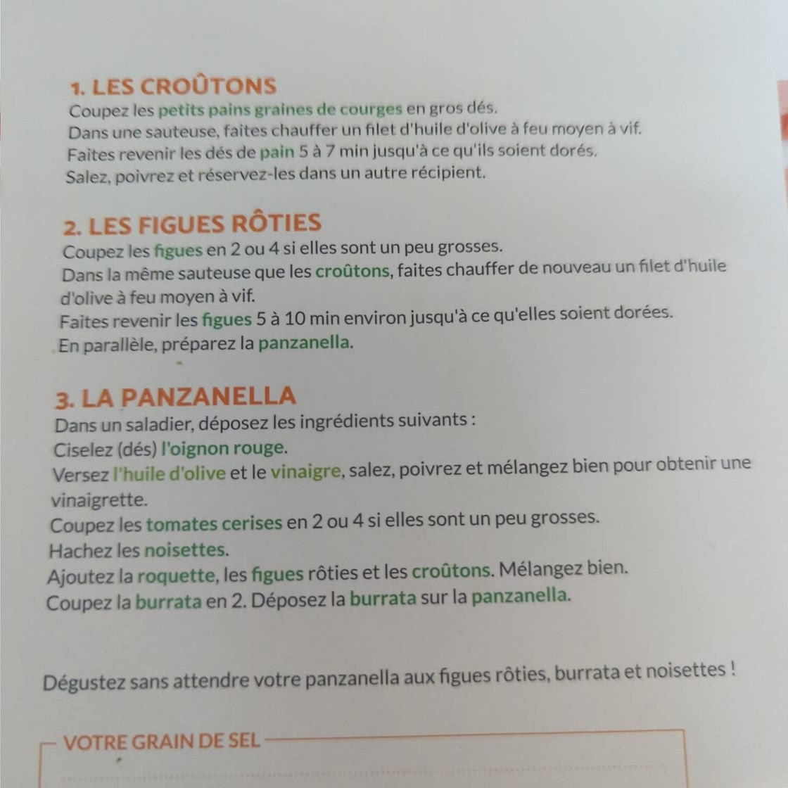 Panzanella aux figues et burrata