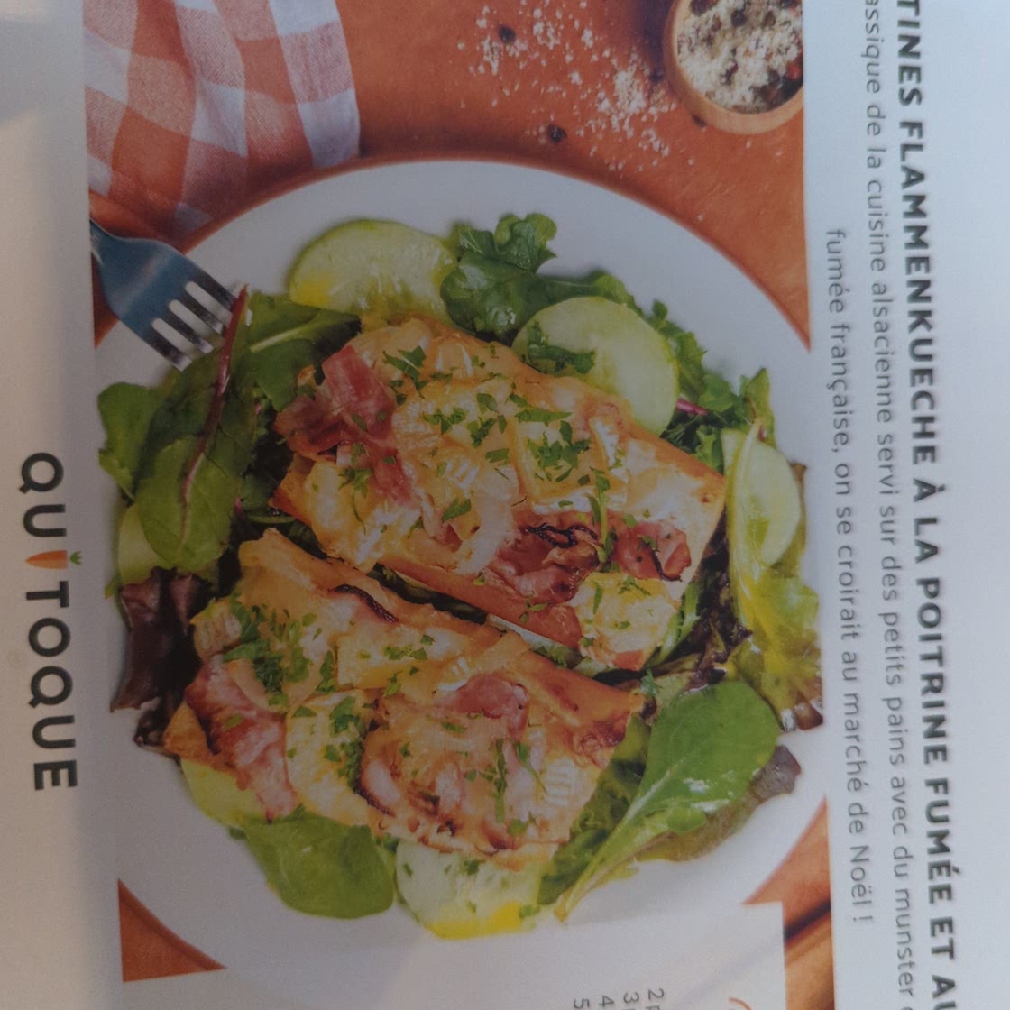 Tartine flammenkuche