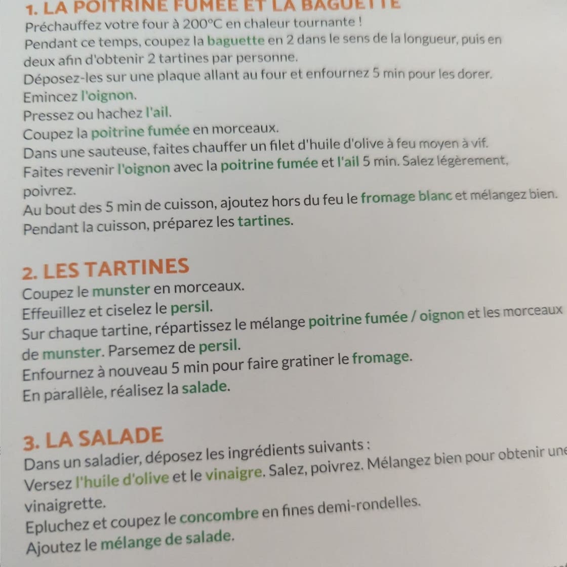 Tartine flammenkuche