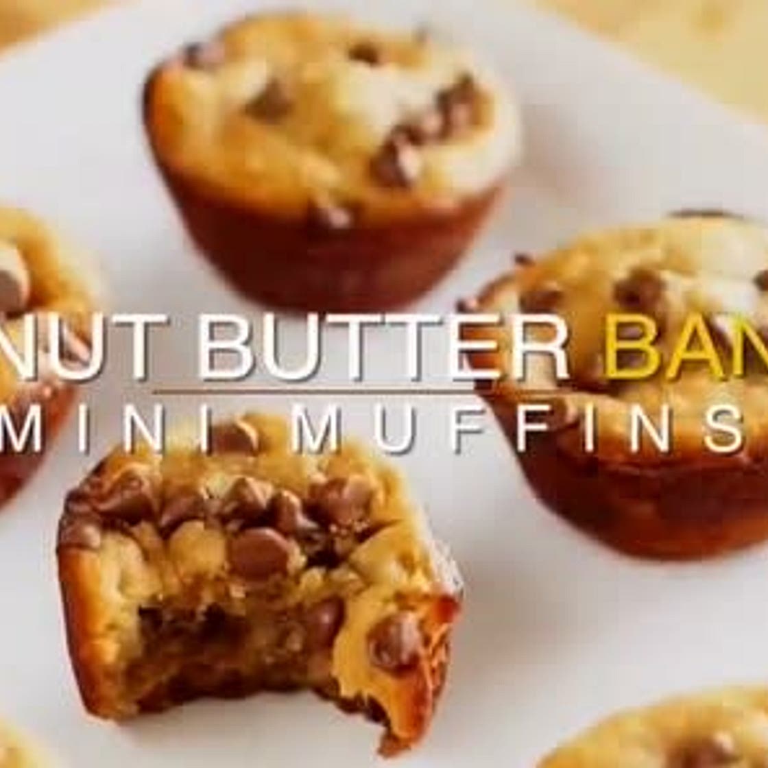 Peanut Butter Banana Blender Mini Muffins - GLUTEN FREE