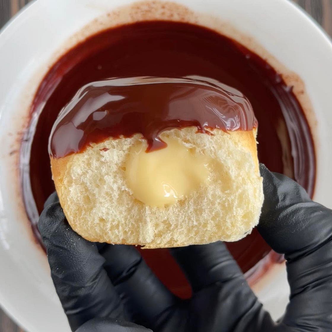 Boston Cream Donut Sliders