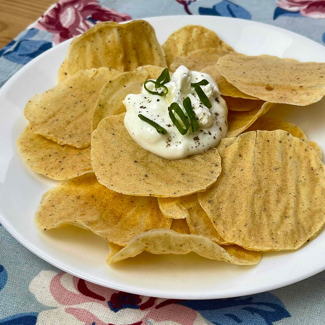 Healthier Crunchy Potato Chips 