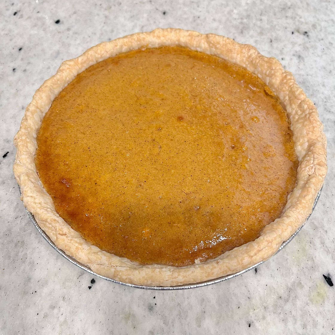 Air Fryer Brown Butter Sweet Potato Pie