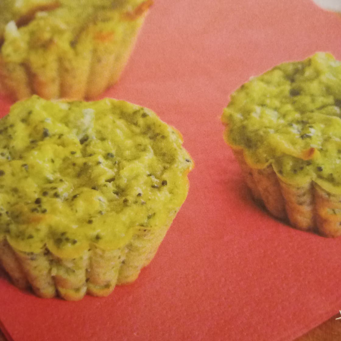 Mini-cakes au brocoli et lait de soja- DME dès 6 mois