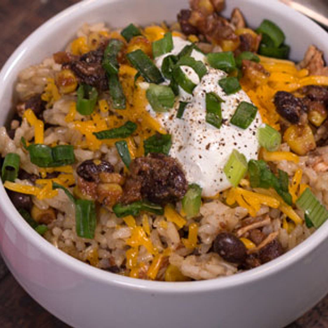 Easy Slow Cooker Burrito Bowls