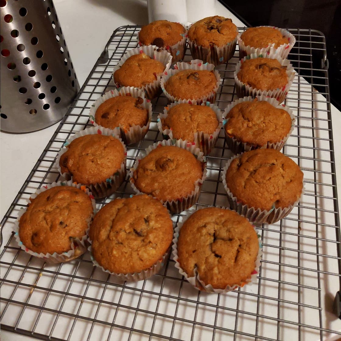 Banana Chocolate Chip Muffins