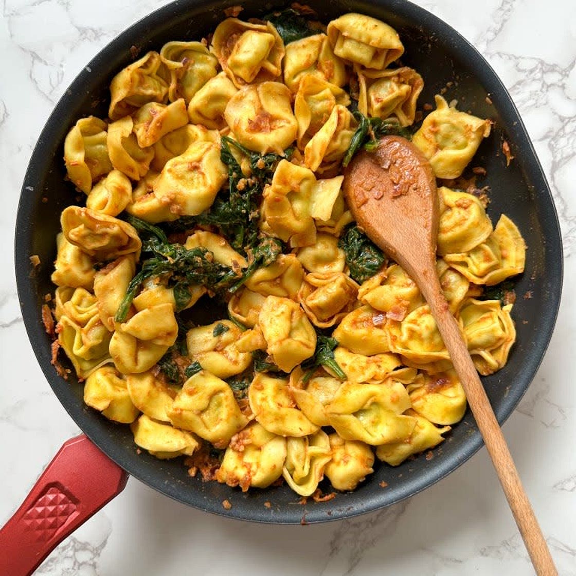 Creamy Spinach Tortellini