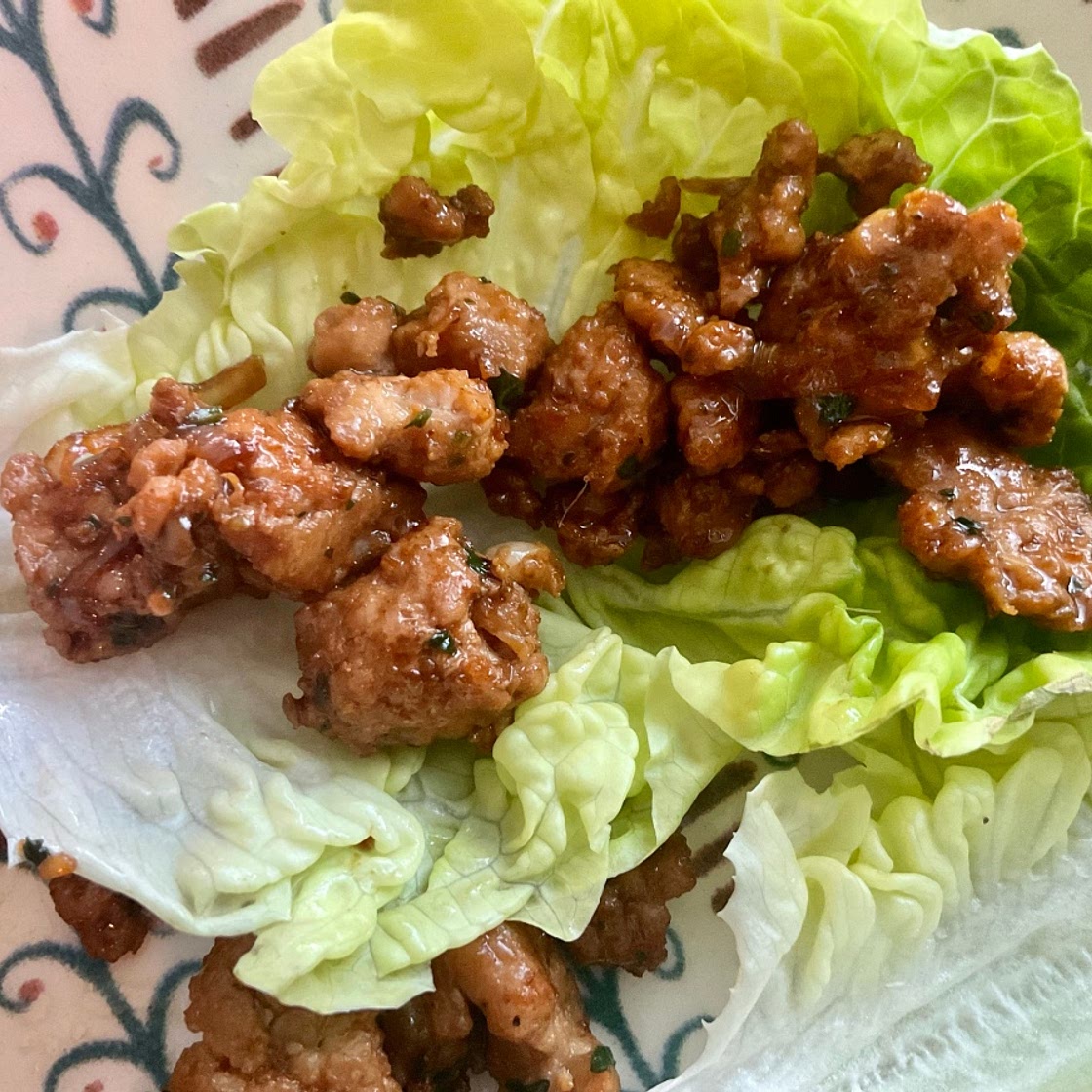 Chicken Laab Lettuce Wraps