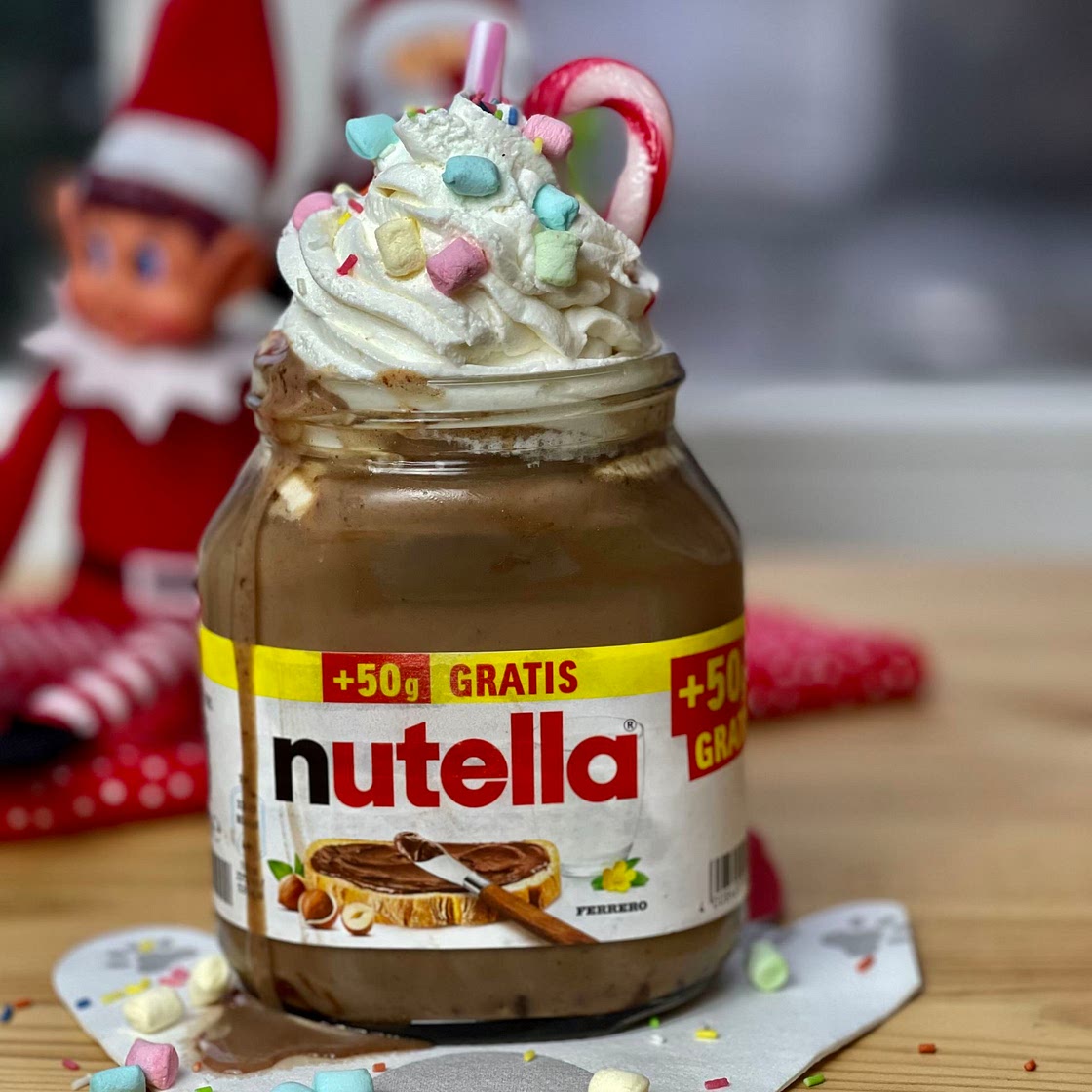 Festive Nutella Hot Chocolate 