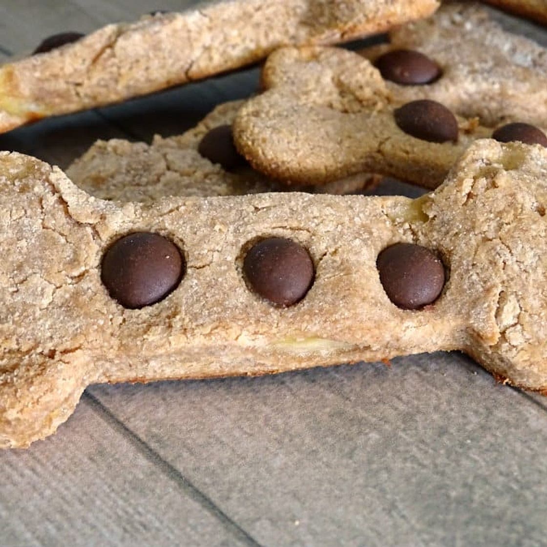 Peanut Butter Banana Grain Free Dog Treats