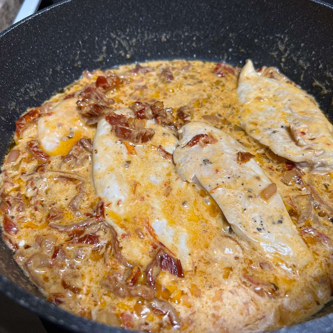 Chicken Cutlets with Sun-Dried Tomato Cream Sauce