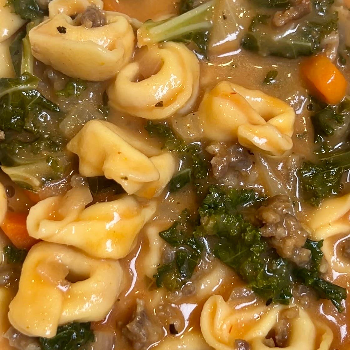Easy Sausage Tortellini Soup