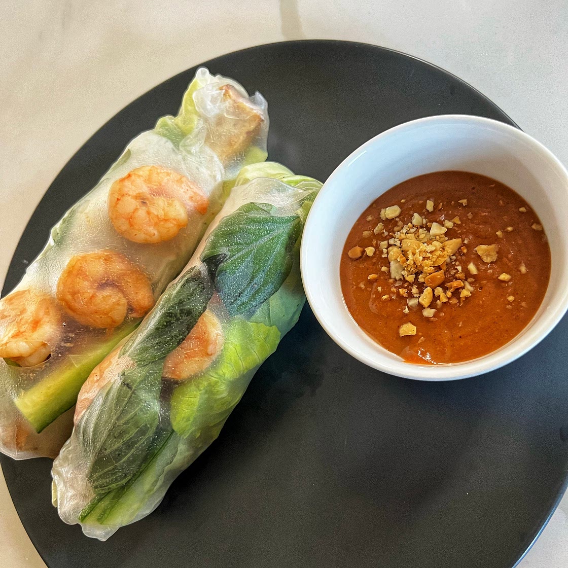 Tofu Springrolls with Peanut Sauce — Angiela Eats - Quick, Easy, & Delicious Recipes