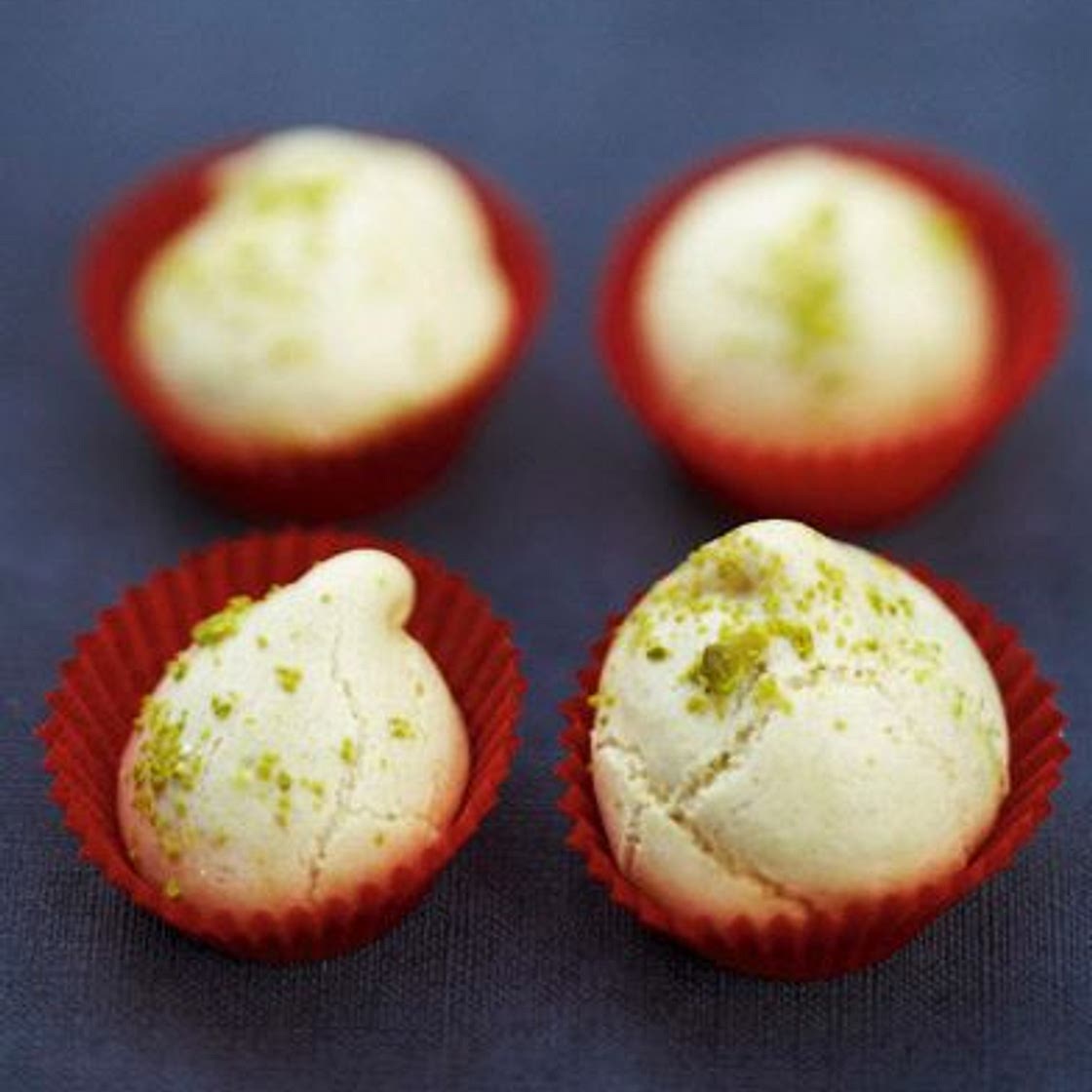 Meringues à la pistache