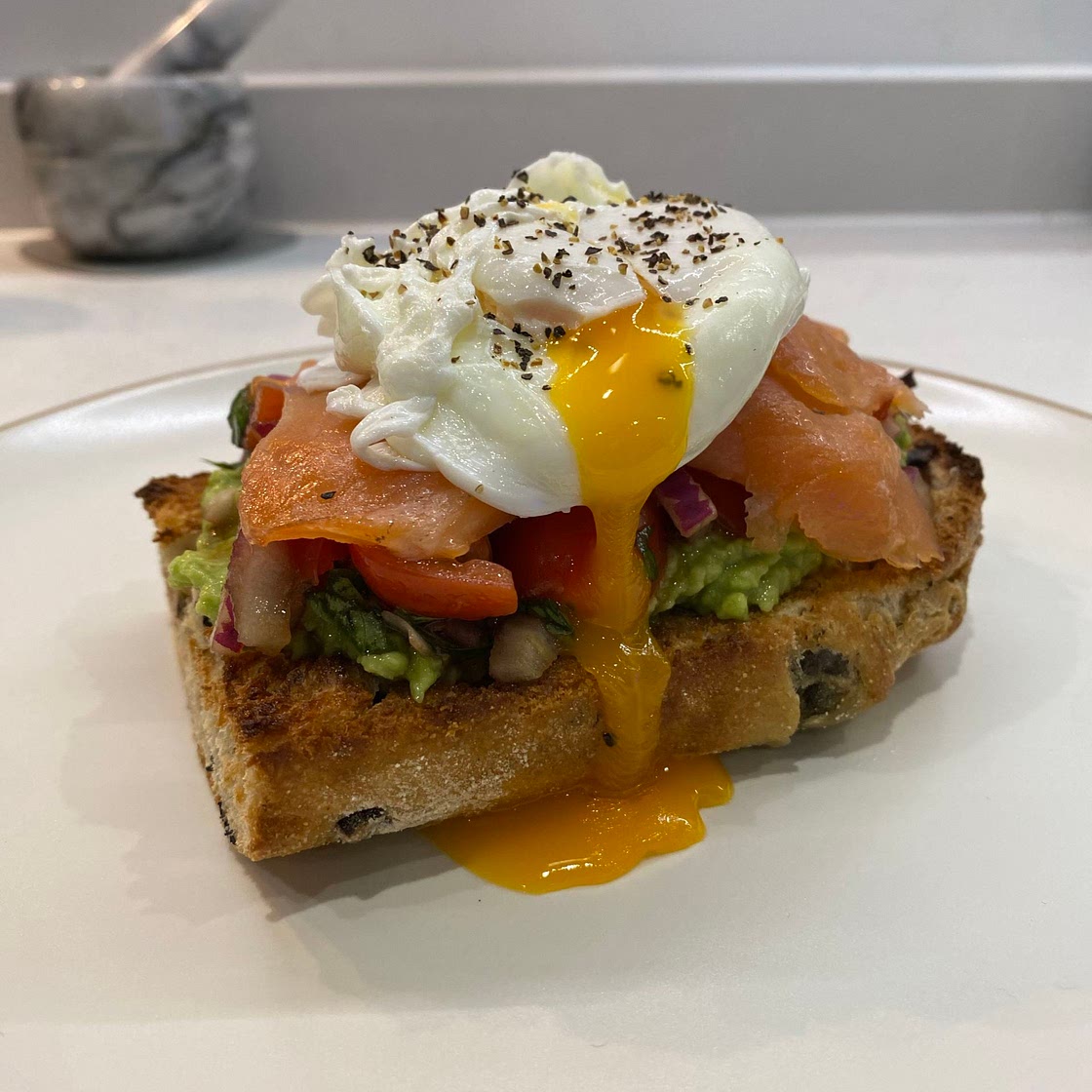Ultimate Poached Egg and Smoked Salmon Brunch 