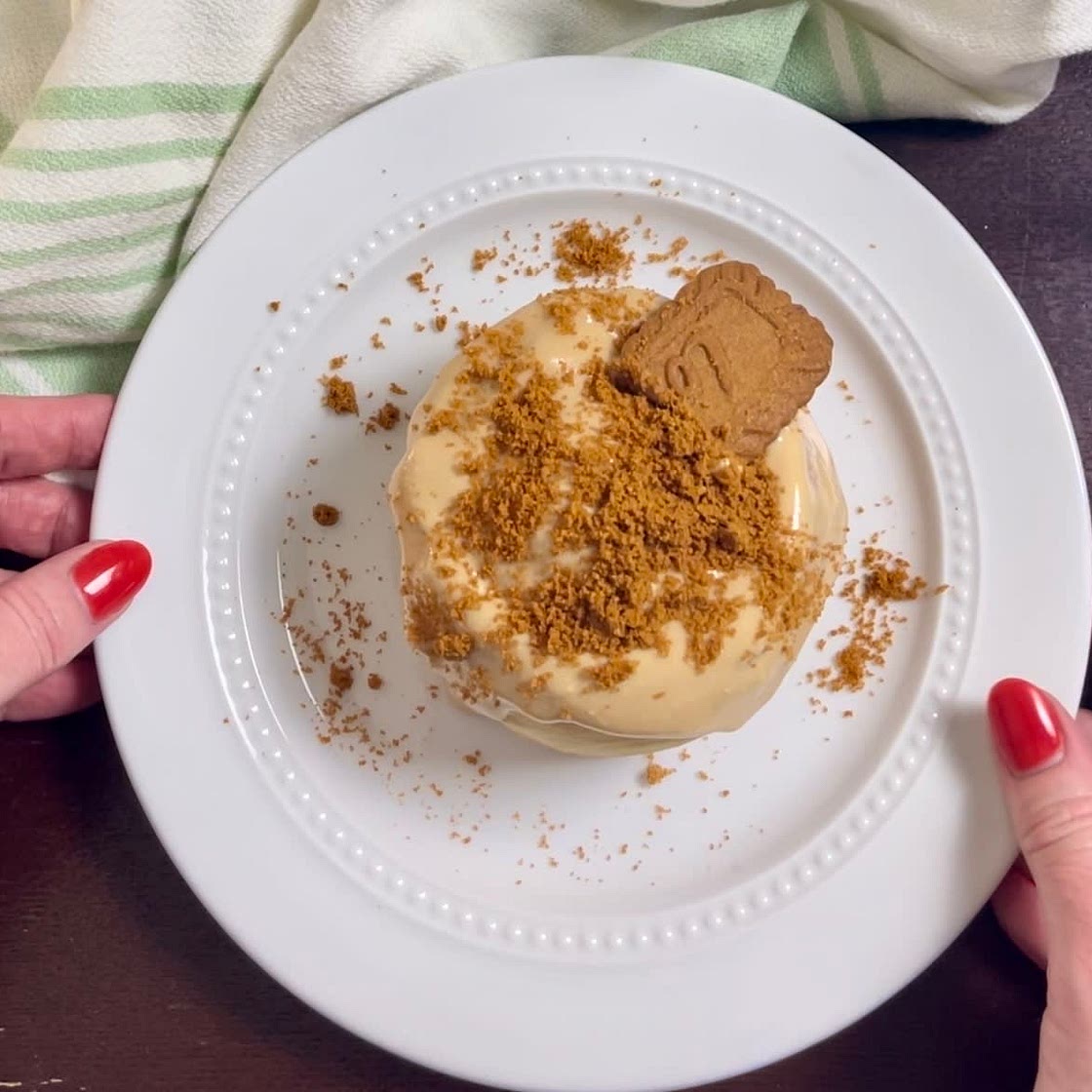 Single Biscoff Cinnamon Roll