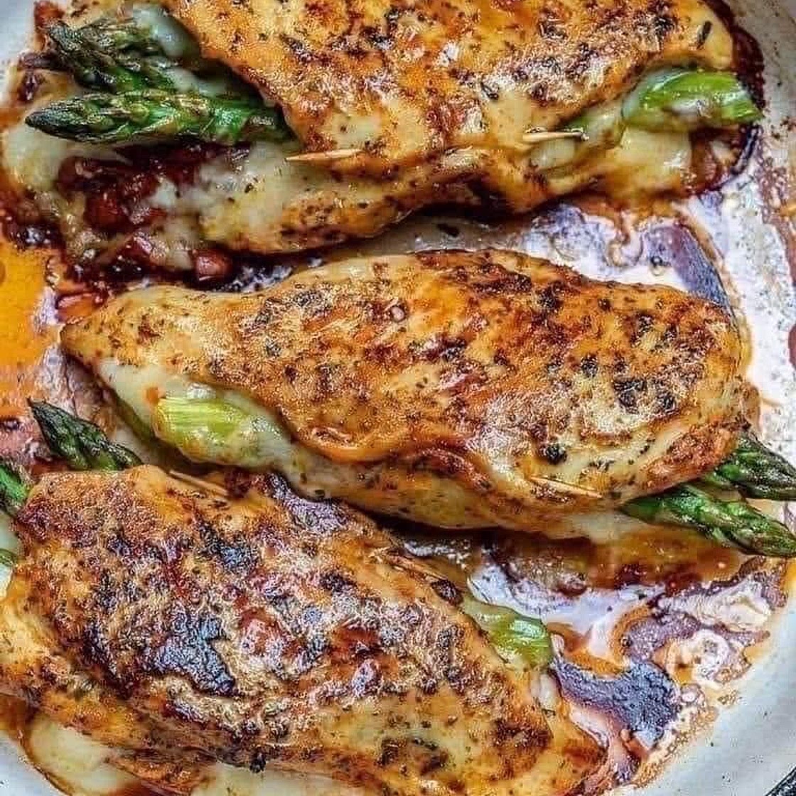 Asparagus Stuffed Chicken