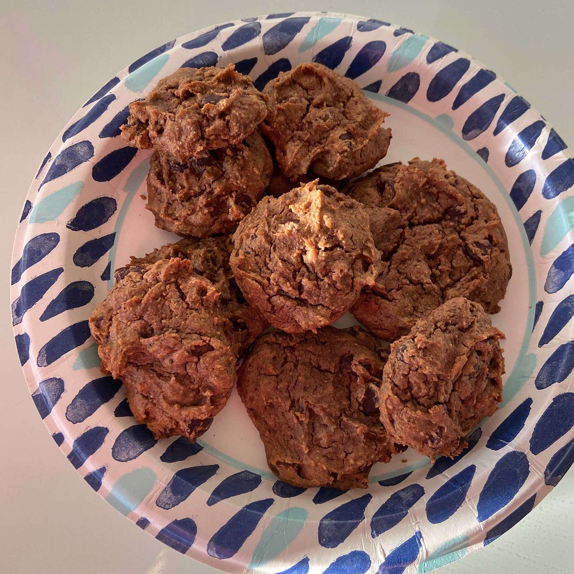 Flourless Chickpea Peanut Butter Cookies
