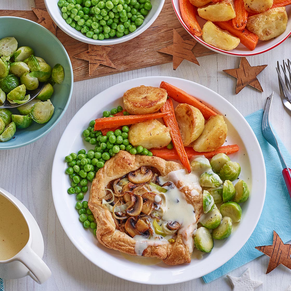 Budget vegetarian Christmas dinner