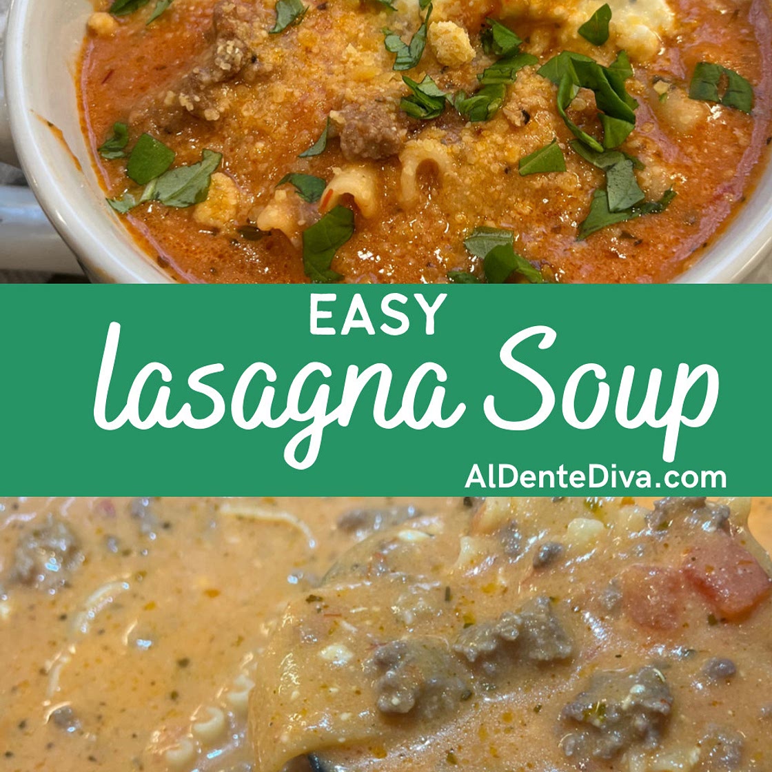 Easy Lasagna Soup