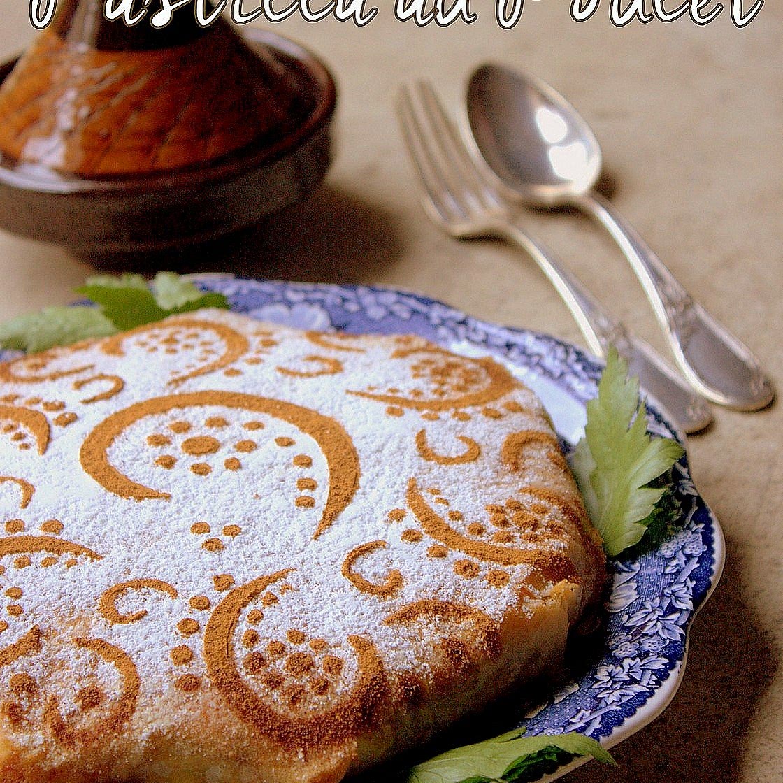 Pastilla traditionnelle au poulet amandes miel