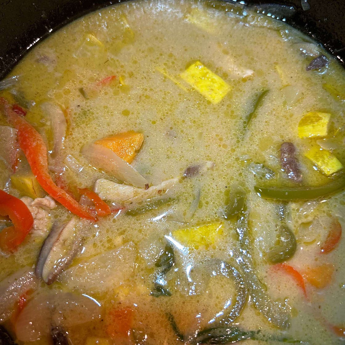 Instant Pot Thai Green Curry with Chicken