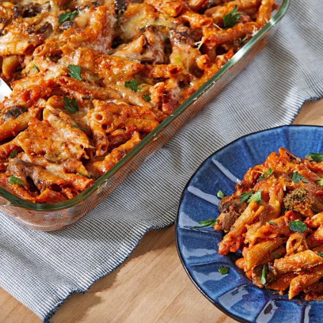 Three Cheese Pasta and Vegetable Bake - Ellie Krieger