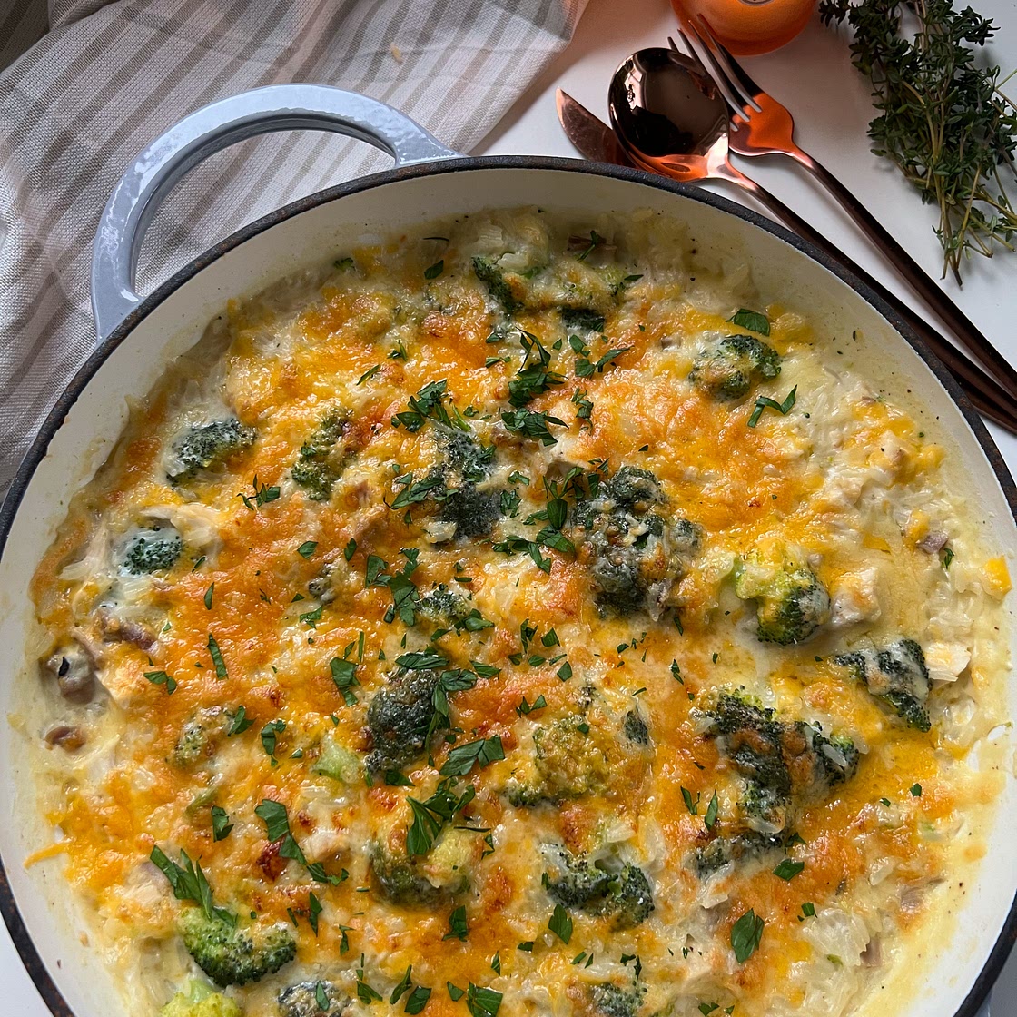 Chicken & Broccoli Rice Casserole