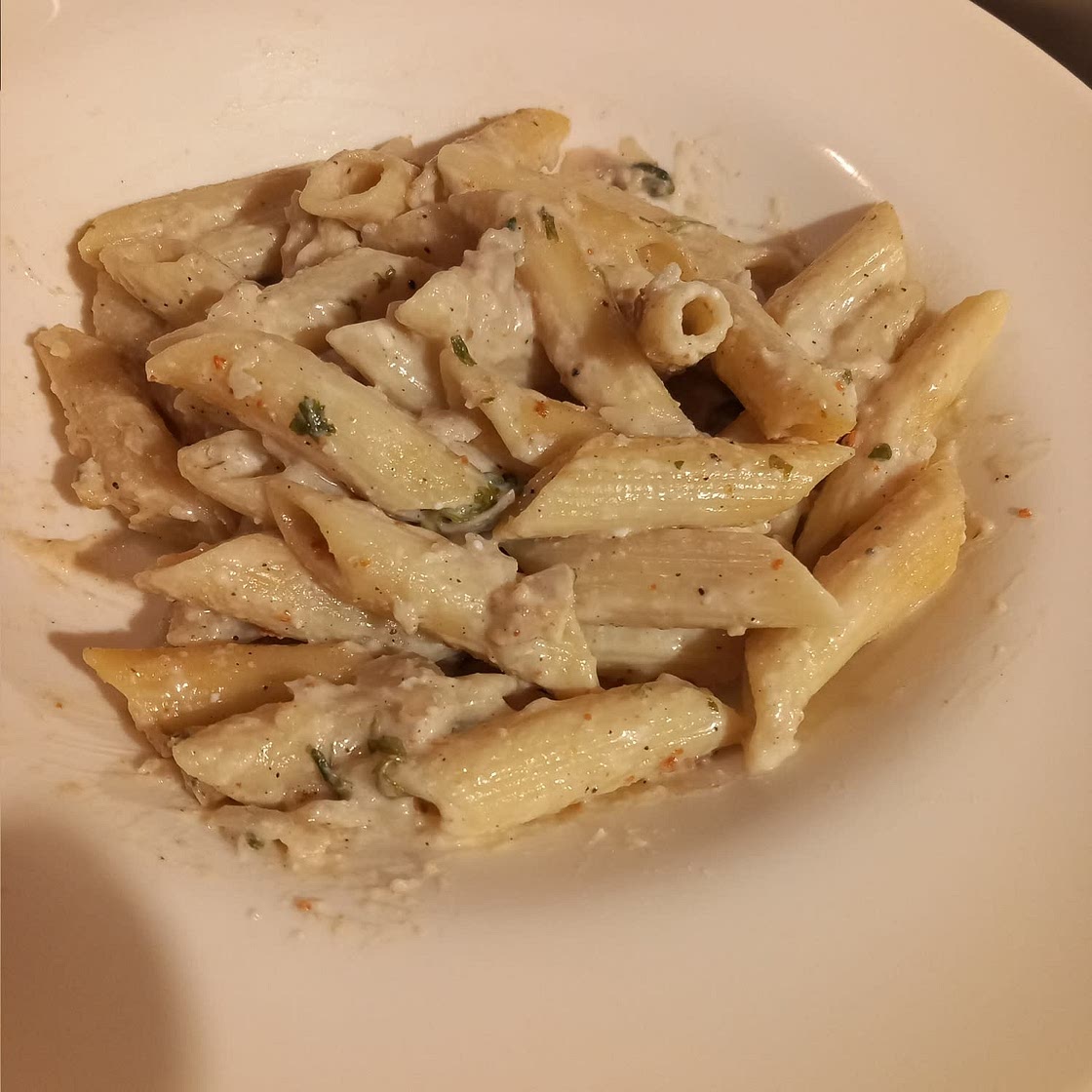Spicy Lemon Dill Rigatoni (dairy-free!)
