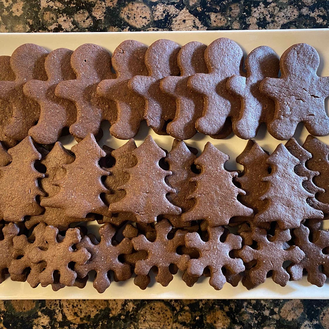 Chocolate sugar cookies ❄️