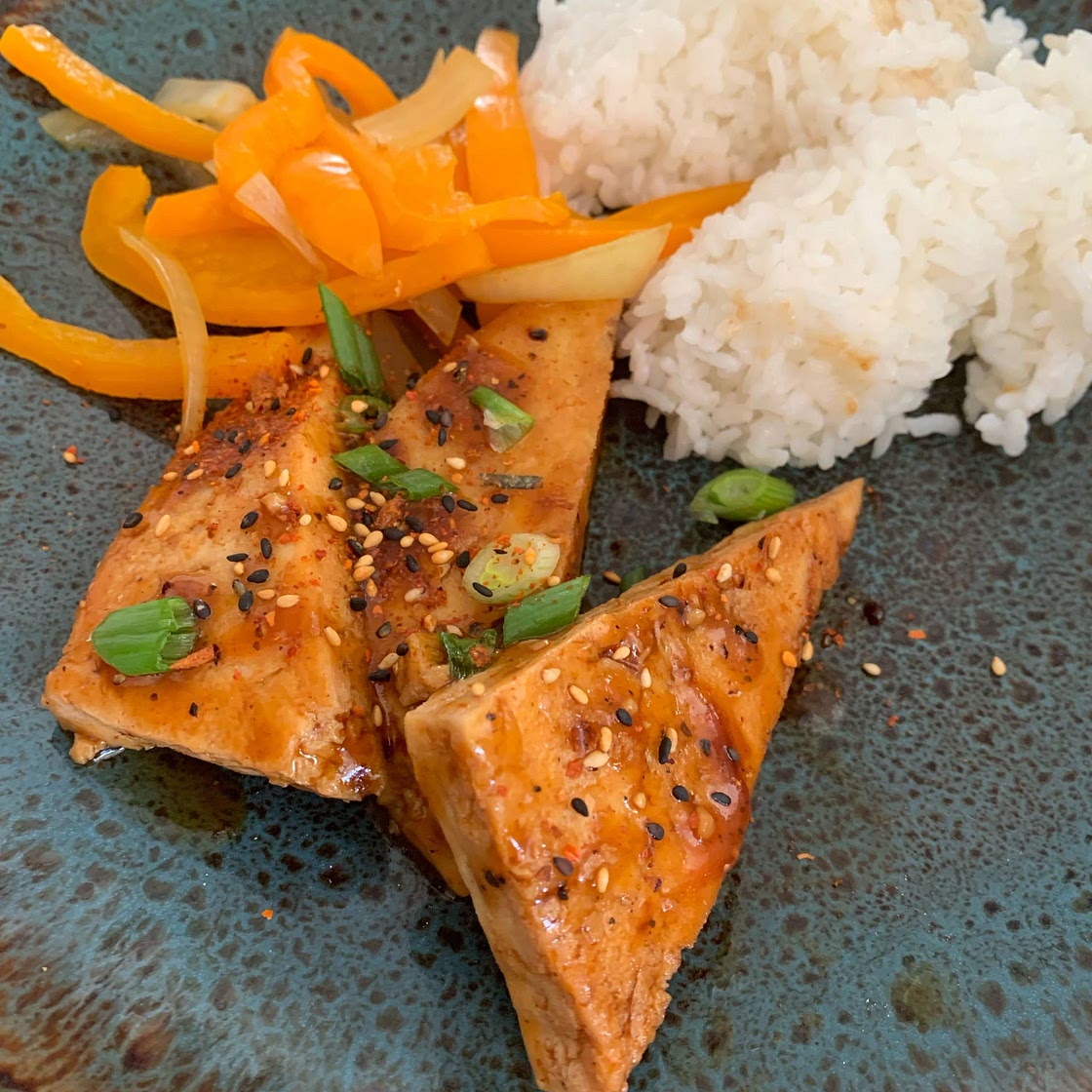 Black Pepper Tofu “Chicken” Steaks