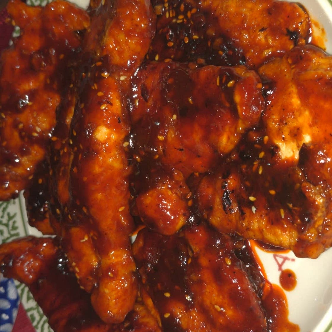 Spicy Honey Garlic Chicken Tenders (20 Minutes!) - Tiffy Cooks